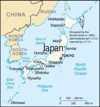 Map of Japan